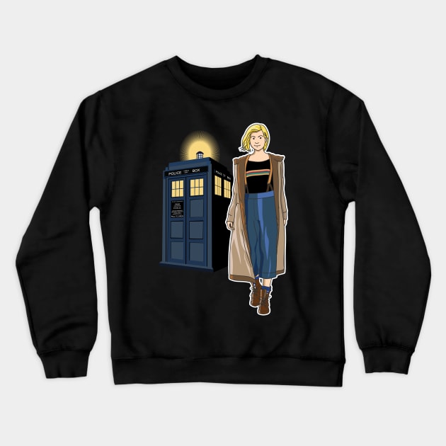 THE DOCTOR IS IN! Crewneck Sweatshirt by KARMADESIGNER T-SHIRT SHOP